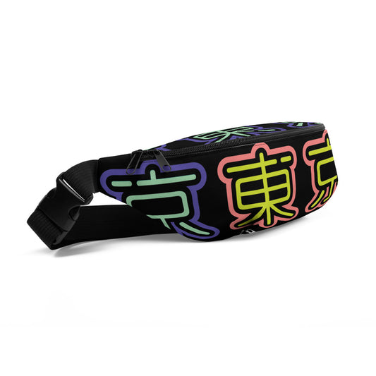 Tokyo - blue & green neon fanny pack