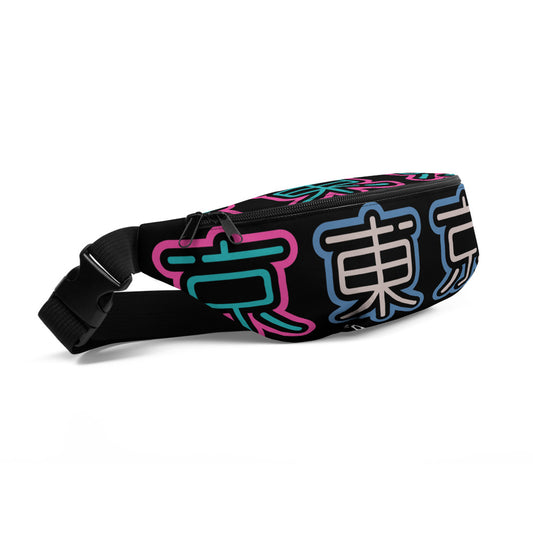 Tokyo - pink & green neon fanny pack