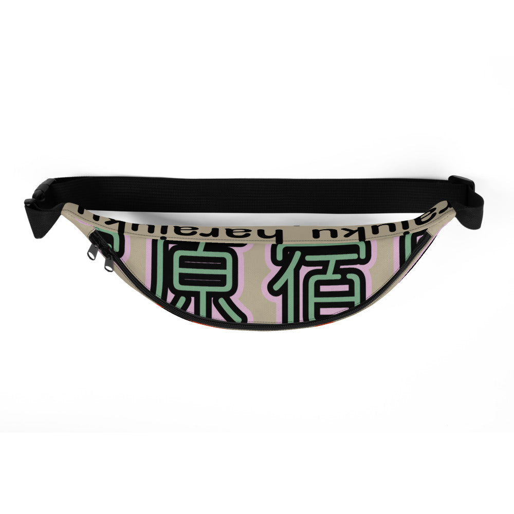Harajuku - 2022 pink & apple green neon fanny pack