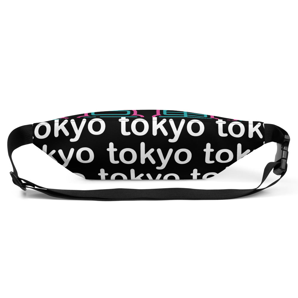 Tokyo - pink & green neon fanny pack