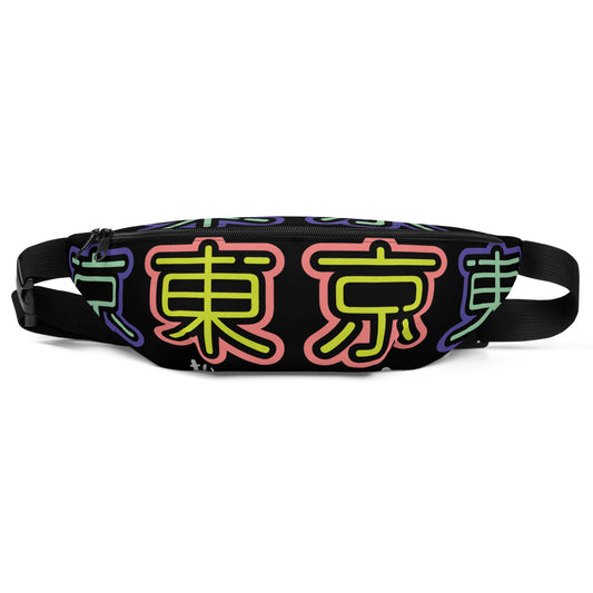 Tokyo - blue & green neon fanny pack