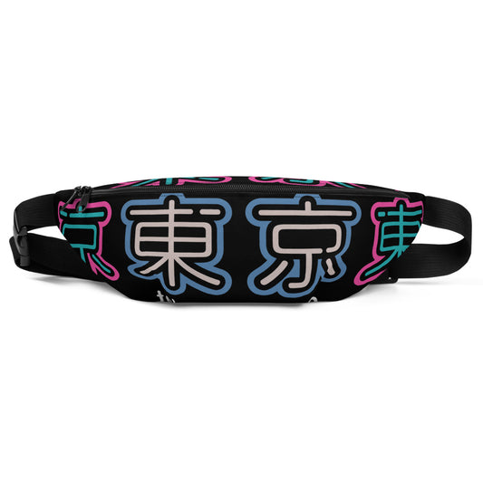 Tokyo - pink & green neon fanny pack